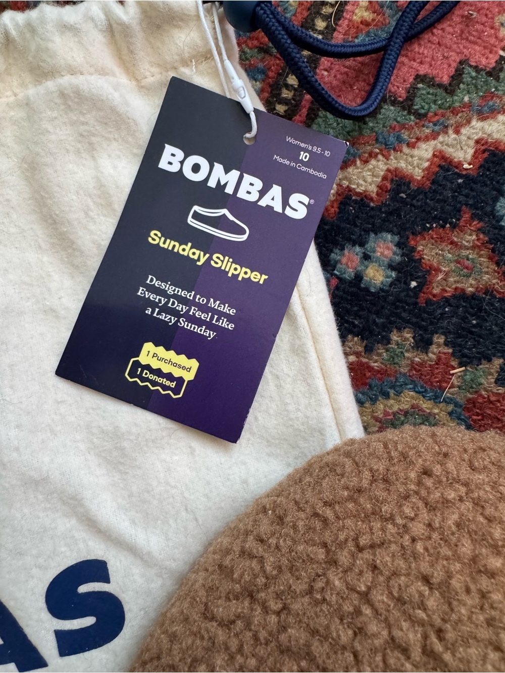 Bombas Sunday Slipper Dark Camel - Picture 5 of 6